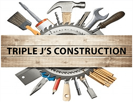 Triple J's Cutting Edge Construction Logo